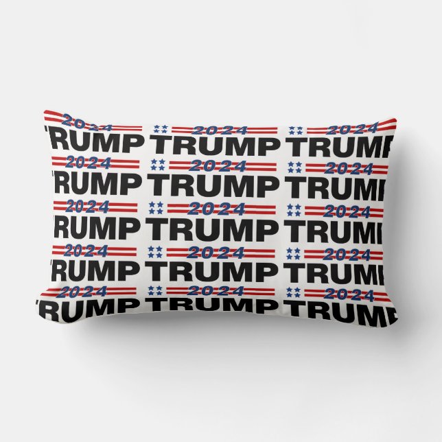 Trump 2024 lumbar pillow (Front)