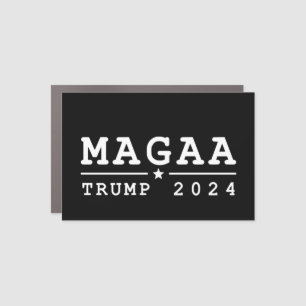 TRUMP 2024 MAGA Again Car Magnet