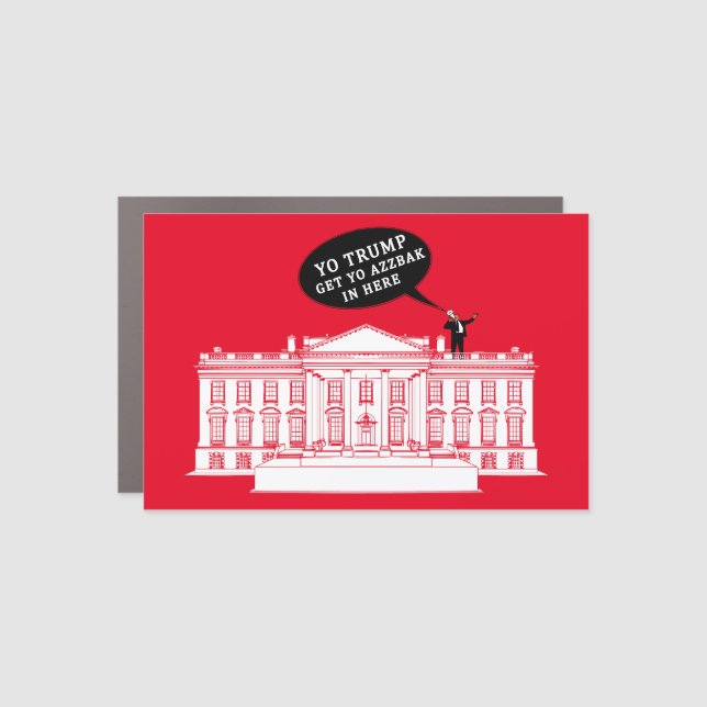 TRUMP 2024 MAGA Again Car Magnet (Front)