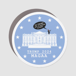 TRUMP 2024 MAGA Again Car Magnet