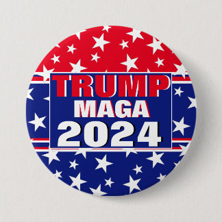 TRUMP 2024 MAGA BUTTON