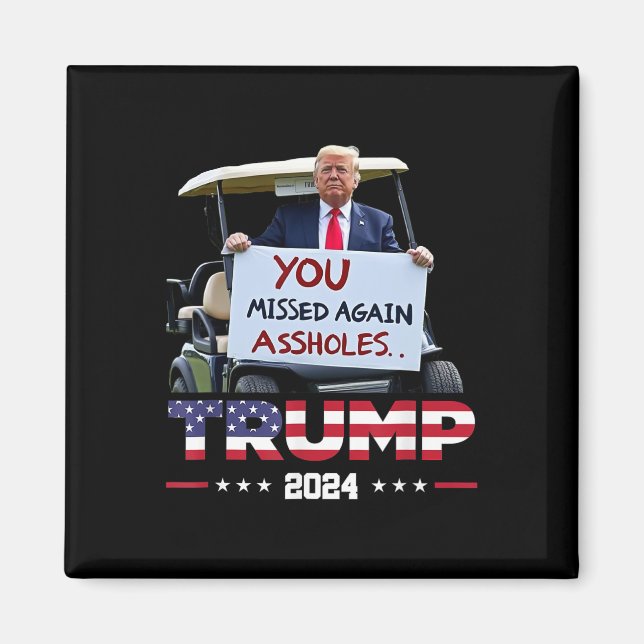 Trump 2024  magnet (Front)