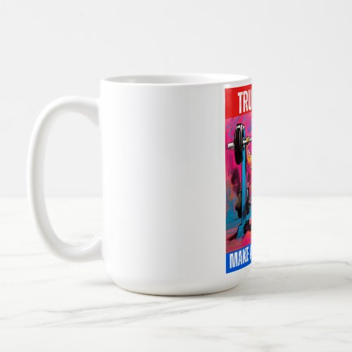 TRUMP 2024 MAKE AMERICA STRONG COFFEE MUG