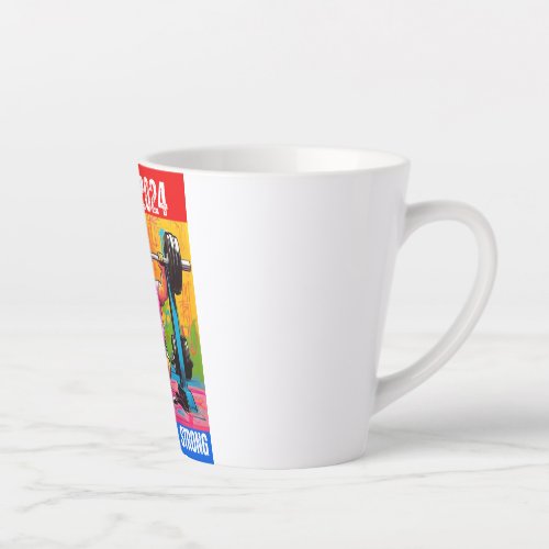 TRUMP 2024 MAKE AMERICA STRONG LATTE MUG