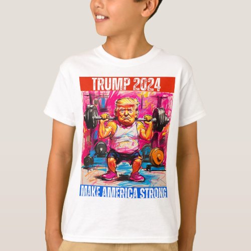 TRUMP 2024 MAKE AMERICA STRONG T_Shirt