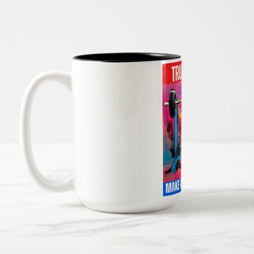 TRUMP 2024 MAKE AMERICA STRONG Two_Tone COFFEE MUG