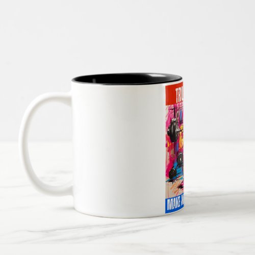 TRUMP 2024 MAKE AMERICA STRONG Two_Tone COFFEE MUG