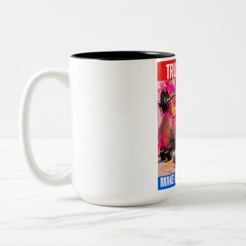 TRUMP 2024 MAKE AMERICA STRONG Two_Tone COFFEE MUG