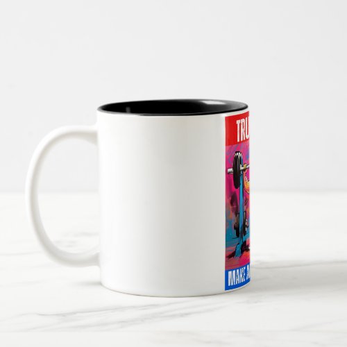 TRUMP 2024 MAKE AMERICA STRONG Two_Tone COFFEE MUG