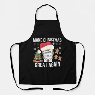 Trump 2024 Make Christmas Great Again Election Apron