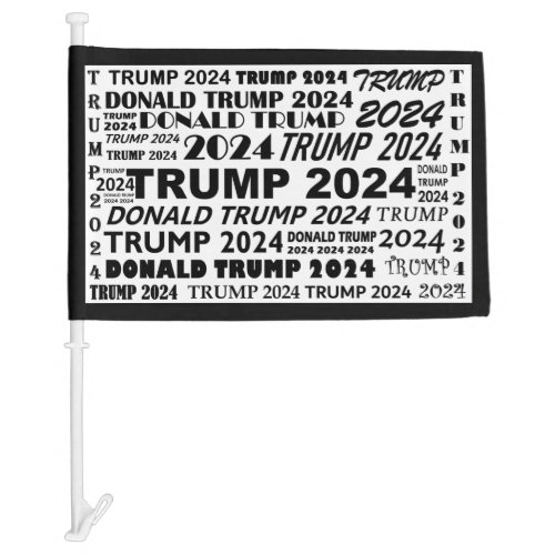 Trump 2024 Medley Bold design Car Flag