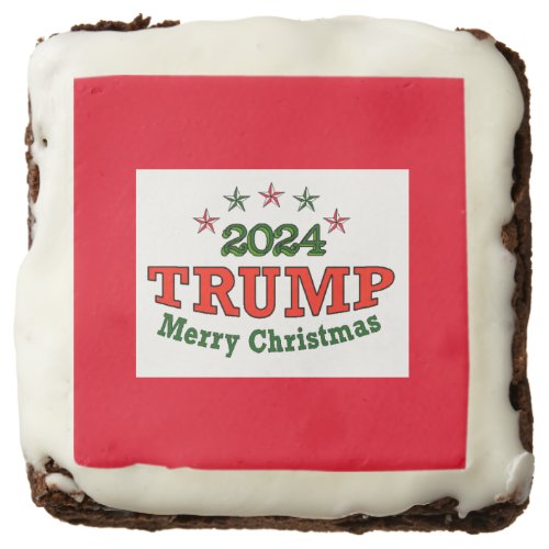 Trump 2024 Merry Christmas Brownies