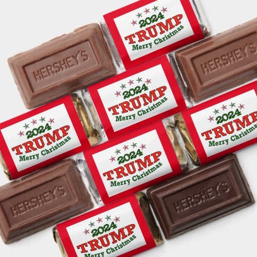 Trump 2024 Merry Christmas  Hersheys Miniatures