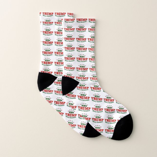 Trump 2024 Merry Christmas Socks (Pair)