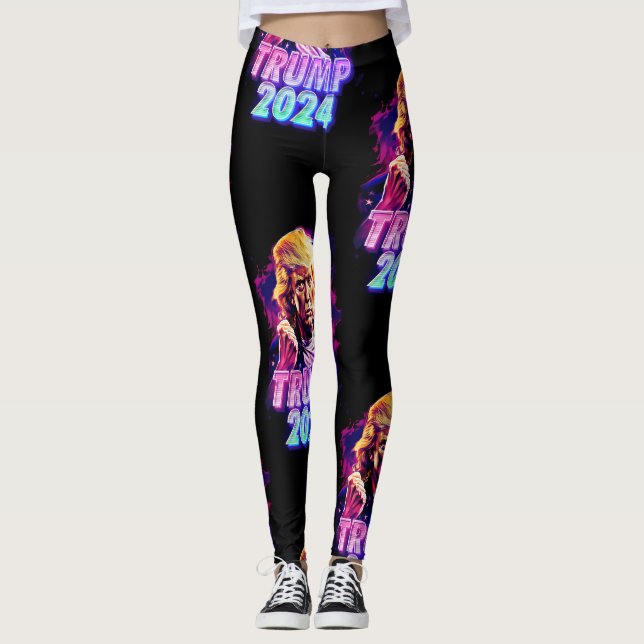 Trump 2024 - miami vice leggings (Front)