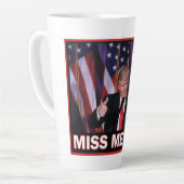 Trump 2024 Miss Me Yet Latte Mug (Left Angle)