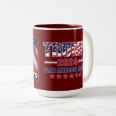 Trump 2024 Miss Me Yet Two-Tone Coffee Mug (Front Right)