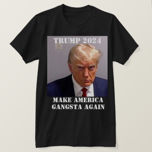 Trump 2024 Mug Shot T_Shirt
