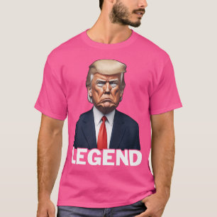 Trump 2024 Mugshot President Legend T-Shirt