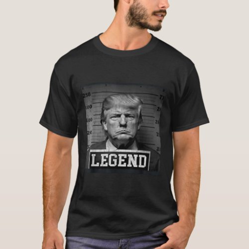    Trump 2024 Mugshot President Legend T_SHIRT 