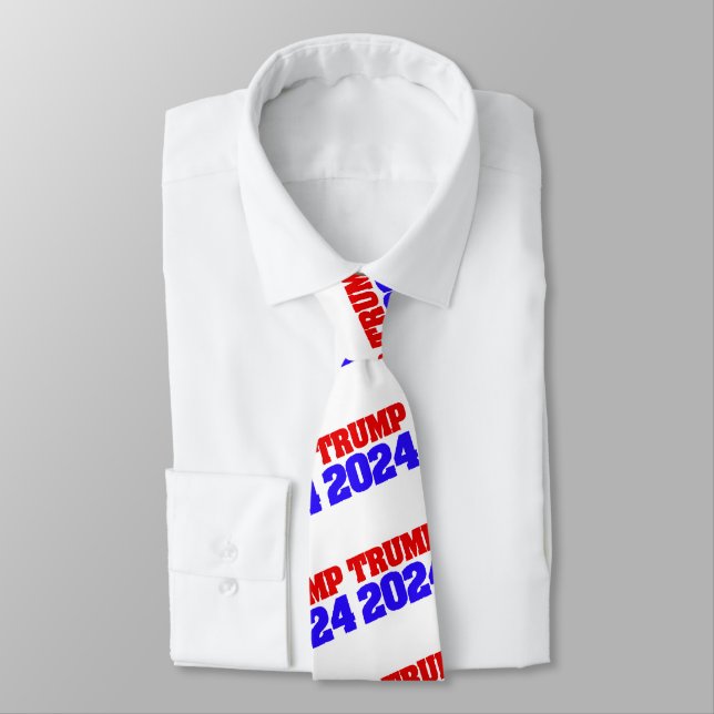 Trump 2024 neck tie (Tied)