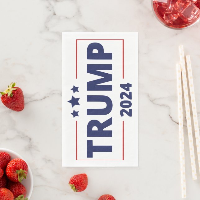 Trump 2024 paper guest towels (Insitu)