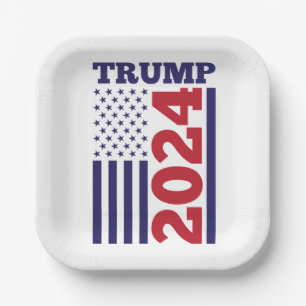 Trump 2024 paper plates
