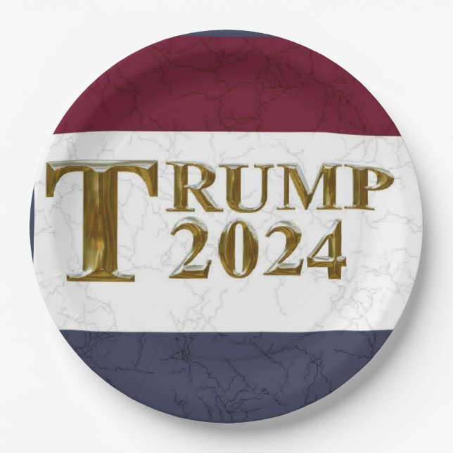 TRUMP 2024 PAPER PLATES (Front)