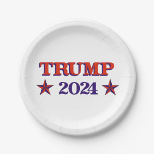TRUMP 2024 PAPER PLATES