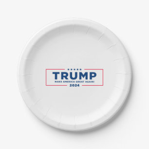 Trump 2024 paper plates