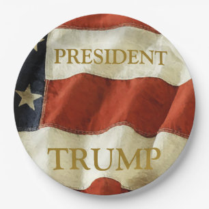 Trump 2024 paper plates
