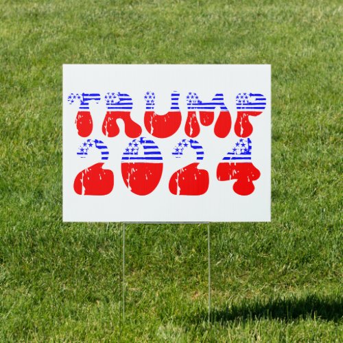 Trump 2024 Patriotic Election Sign