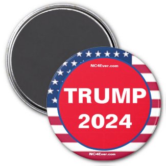 TRUMP 2024 Patriotic magnet