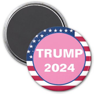 TRUMP 2024 Patriotic magnet