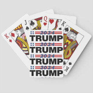 Trump 2024 poker cards