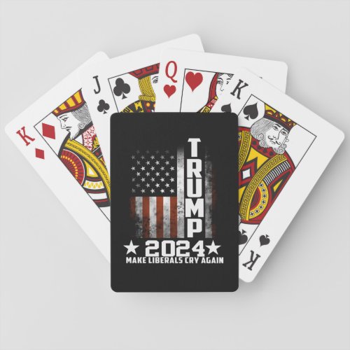Trump 2024 poker cards