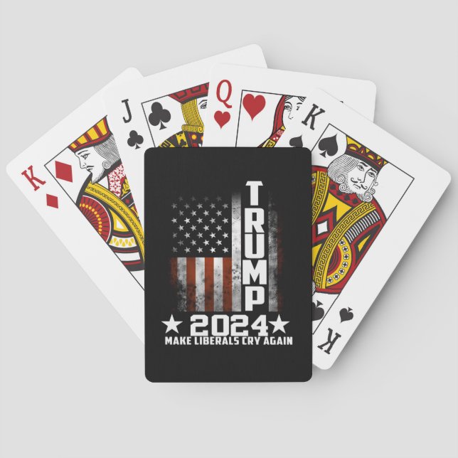 Trump 2024 poker cards (Back)