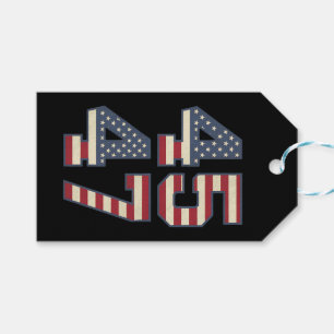Trump 2024 President 45 47 America USA Vintage Gift Tags