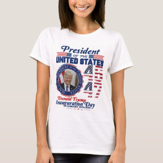 Trump 2024 President 45 and 47 American Flag Trump T-Shirt