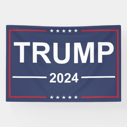 Trump 2024  President Banner