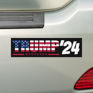 Trump 2024 President Campaign Bumper Sticker