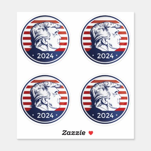 Trump 2024 President Sticker
