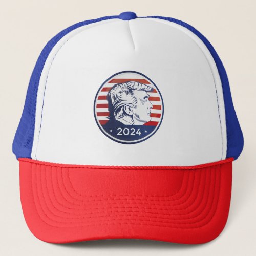 Trump 2024 President Trucker Hat