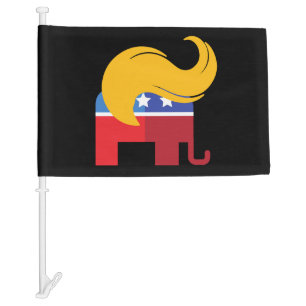 Trump 2024 Presidential Election Car Flag