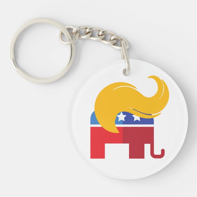 Trump 2024 Presidential Election  Keychain (Front)