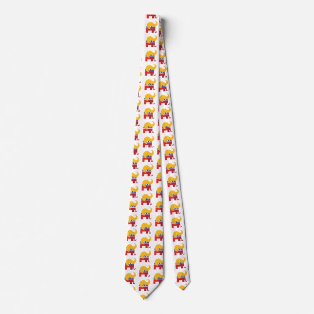 Trump 2024 Presidential Election  Neck Tie (Front)