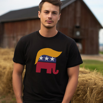 Trump 2024 Presidential Election T-shirt by freshpaperie at Zazzle
