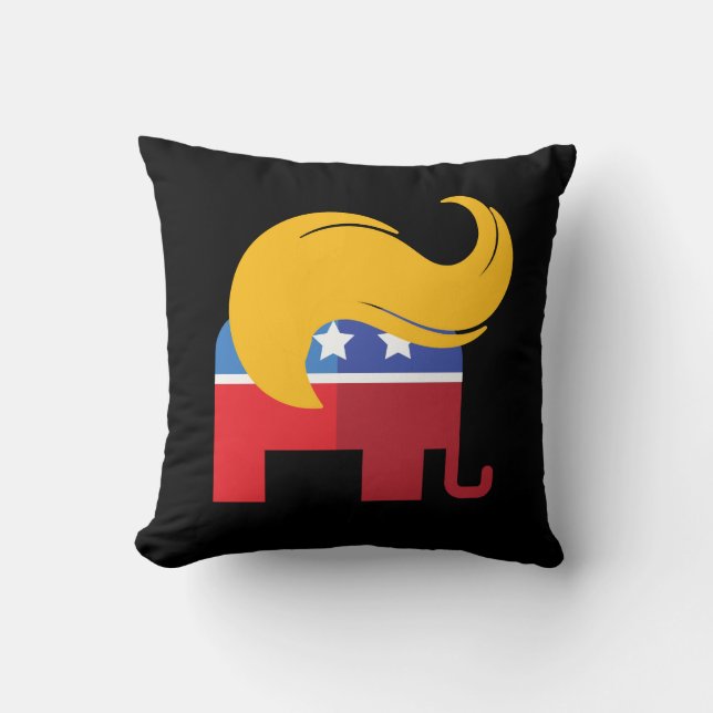 Trump 2024 Presidential Election  Throw Pillow (Front)