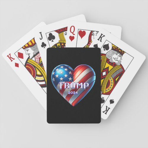 Trump 2024 Presidential Election USA Republican Poker Cards
