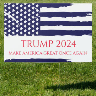 Trump 2024 presidential election yard sign